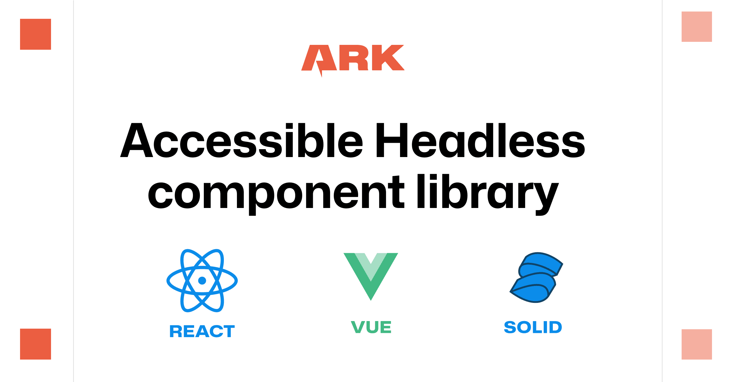 The Ark UI website, built with Panda CSS